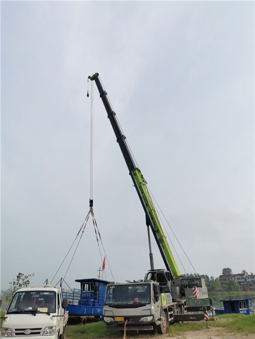 陇南市桥梁建设吊装案例